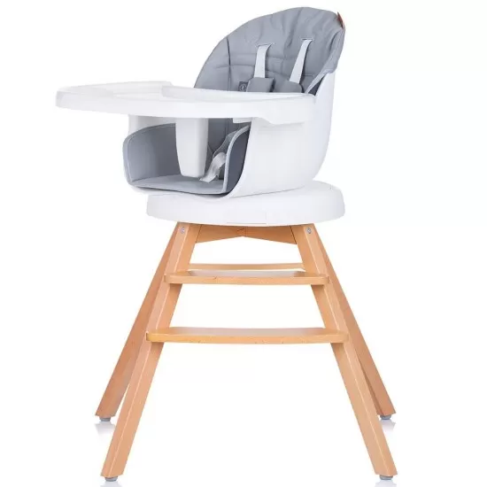 Scaun de masa cu sezut rotativ Chipolino Rotto 3 in 1 Platinum