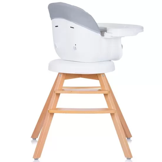 Scaun de masa cu sezut rotativ Chipolino Rotto 3 in 1 Platinum
