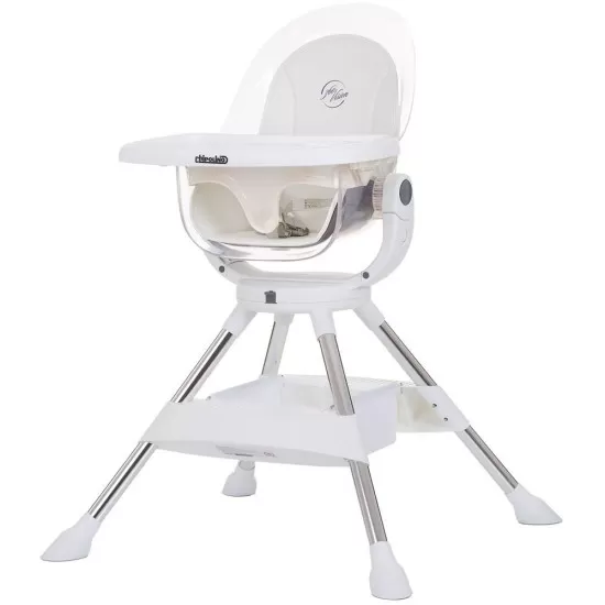 Scaun de masa cu sezut rotativ Chipolino Vision Ivory