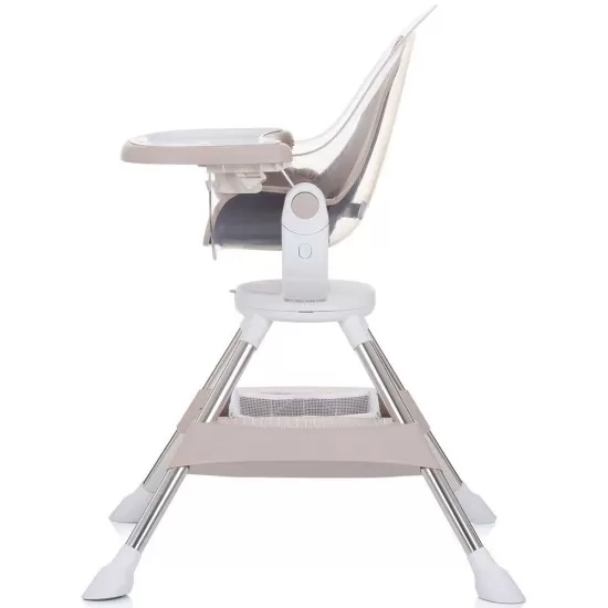 Scaun de masa cu sezut rotativ Chipolino Vision Sand Scaun de masa cu sezut rotativ Chipolino Vision Sand