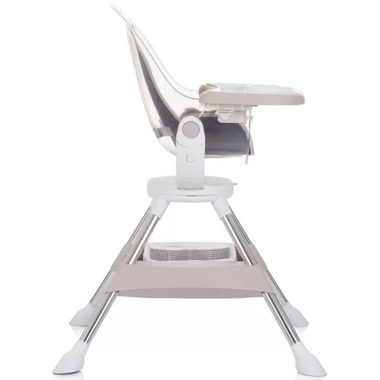 Scaun de masa cu sezut rotativ Chipolino Vision Sand Scaun de masa cu sezut rotativ Chipolino Vision Sand