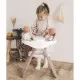 Scaun de masa pentru papusi Smoby Baby Nurse Twin 2 in 1 maro