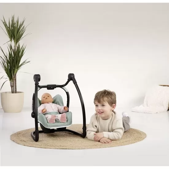 Scaun de masa pentru papusi Smoby Maxi Cosi Quinny 3 in 1 Albastru