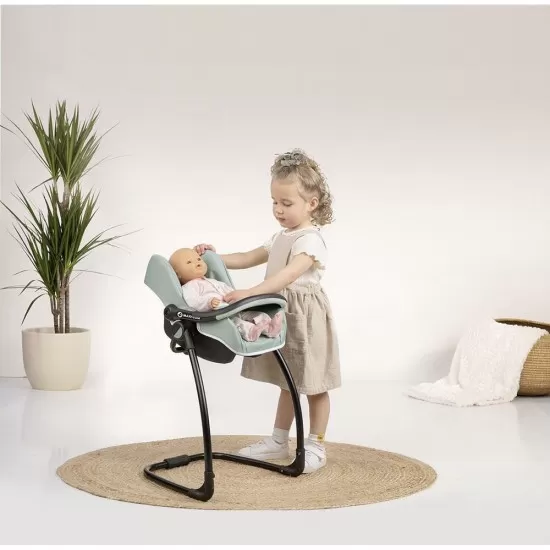 Scaun de masa pentru papusi Smoby Maxi Cosi Quinny 3 in 1 Albastru