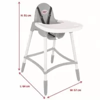 Scaun de masa Pilsan Star Grey