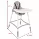 Scaun de masa Pilsan Star Grey Scaun de masa Pilsan Star Grey