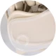 Scaun de masa si leagan electric 2 in 1 cu functie Bluetooth si telecomanda Chipolino Master Class Latte