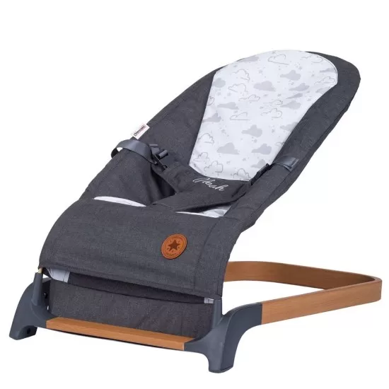 Scaunel balansoar Chipolino Noah Anthracite Wood Scaunel balansoar Chipolino Noah Anthracite Wood