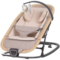 Scaunel balansoar bebelusi Chipolino Senso Biscotta Wood