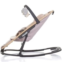 Scaunel balansoar bebelusi Chipolino Senso Biscotta Wood