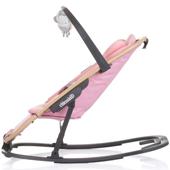 Scaunel balansoar bebelusi Chipolino Senso Pink Marshmallow Wood Scaunel balansoar bebelusi Chipolino Senso Pink Marshmallow Wood