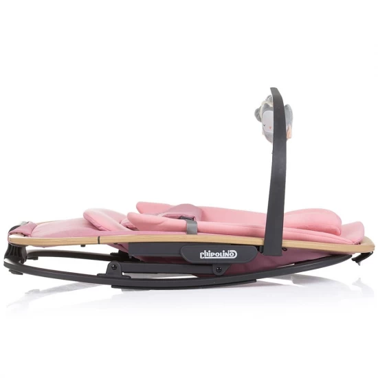 Scaunel balansoar bebelusi Chipolino Senso Pink Marshmallow Wood Scaunel balansoar bebelusi Chipolino Senso Pink Marshmallow Wood