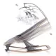 Scaunel balansoar Chipolino Velvet Graphite Wood Scaunel balansoar Chipolino Velvet Graphite Wood