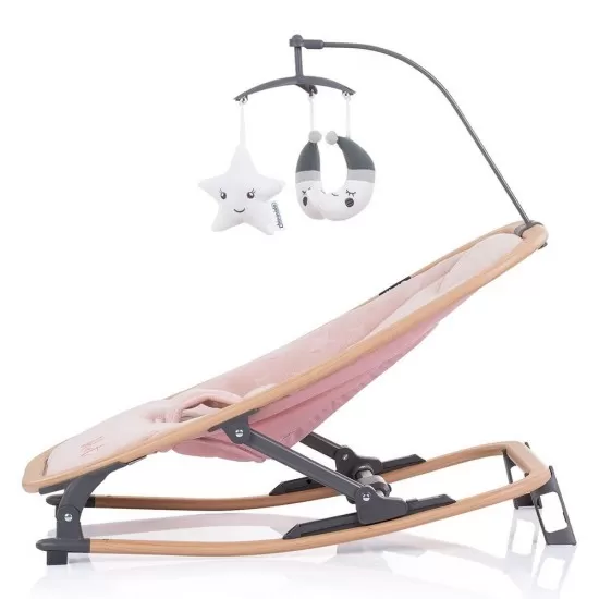 Scaunel balansoar Chipolino Velvet Rose Water Wood Scaunel balansoar Chipolino Velvet Rose Water Wood