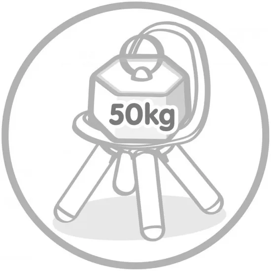 Scaunel cu spatar pentru copii Smoby gri