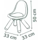 Scaunel cu spatar pentru copii Smoby Life Terra Cotta