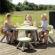 Scaunel cu spatar pentru copii Smoby Life verde