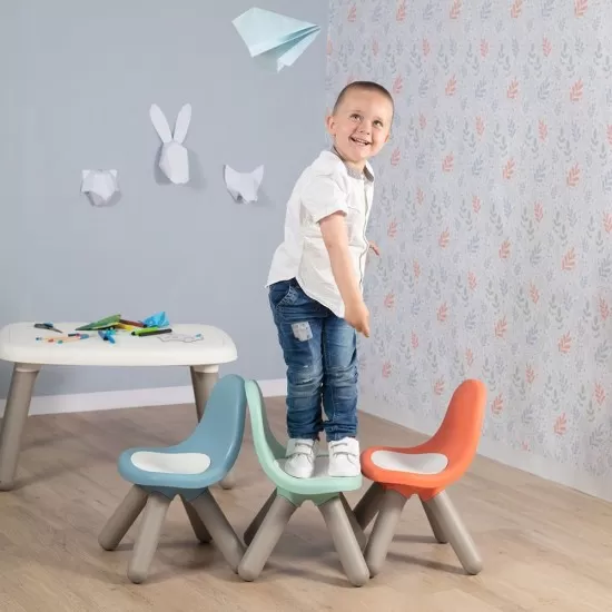 Scaunel cu spatar pentru copii Smoby sage green Scaunel cu spatar pentru copii Smoby sage green