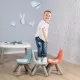 Scaunel cu spatar pentru copii Smoby sage green Scaunel cu spatar pentru copii Smoby sage green
