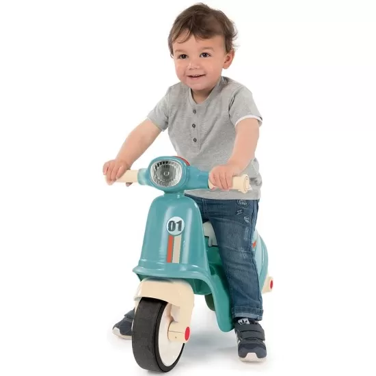 Scuter Smoby Scooter Ride-On albastru Scuter Smoby Scooter Ride-On albastru