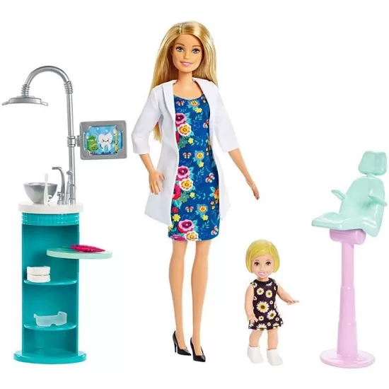 Set Barbie Cariere - Dentista Set Barbie Cariere - Dentista