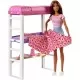 Set Barbie Mattel Estate - Birou cu pat supraetajat, papusa si accesorii
