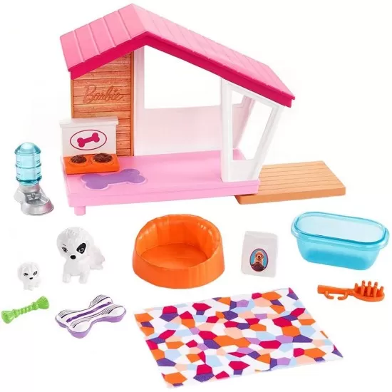 Set Barbie - Casuta catei cu accesorii Set Barbie - Casuta catei cu accesorii