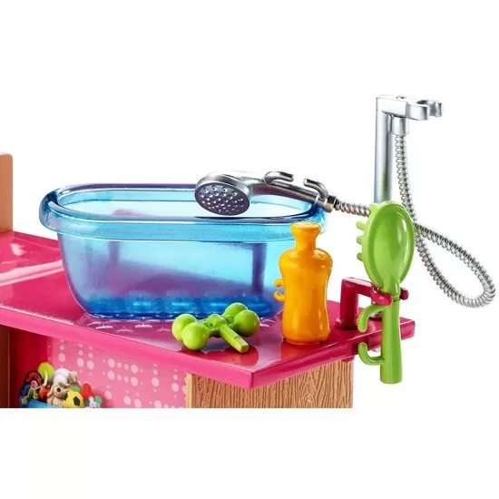 Set Barbie Mattel Estate - Cosmetica animale cu accesorii DVX50