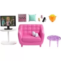 Set Barbie - Mobila sufragerie cu accesorii