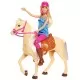 Set Barbie papusa cu cal Set Barbie papusa cu cal