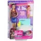 Set Barbie Mattel Family Skipper Babysitter