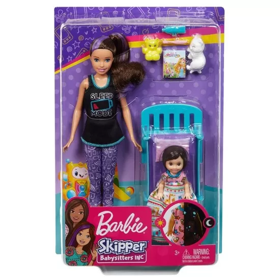 Set Barbie Mattel Family Skipper - Mergem la nani Set Barbie Mattel Family Skipper - Mergem la nani
