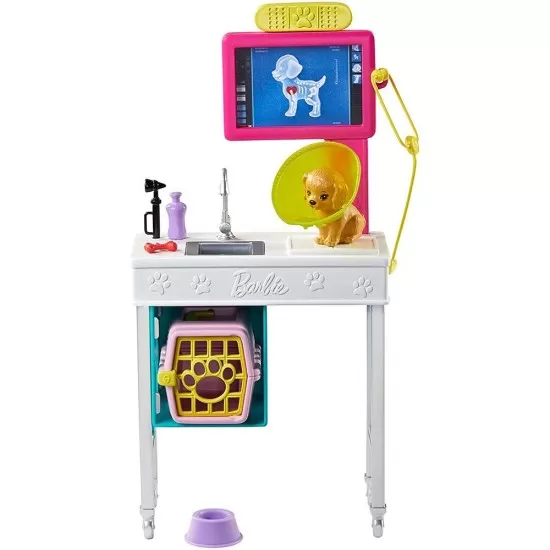 Set Barbie - Cabinet veterinar cu accesorii Set Barbie - Cabinet veterinar cu accesorii