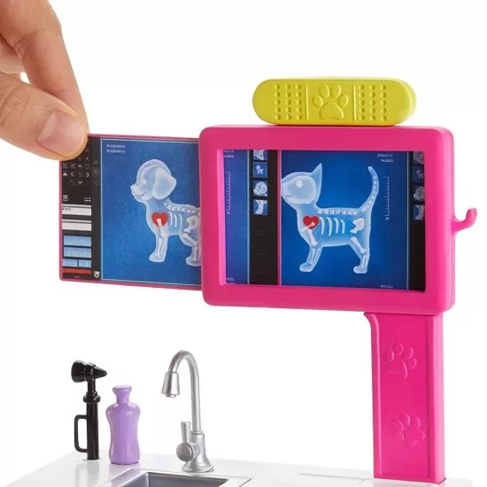 Set Barbie - Cabinet veterinar cu accesorii Set Barbie - Cabinet veterinar cu accesorii