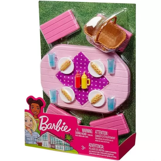 Set Barbie - Masa de picnic cu accesorii Set Barbie - Masa de picnic cu accesorii