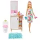 Set Barbie Mattel - Mobilier baie cu papusa si accesorii GRG87 Set Barbie Mattel - Mobilier baie cu papusa si accesorii GRG87