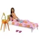 Set Barbie Mattel - Mobilier dormitor cu papusa si accesorii GRG86 Set Barbie Mattel - Mobilier dormitor cu papusa si accesorii GRG86