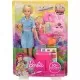Set de calatorie Barbie - Papusa cu accesorii