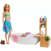 Set Barbie Wellness and Fitness papusa cu cada