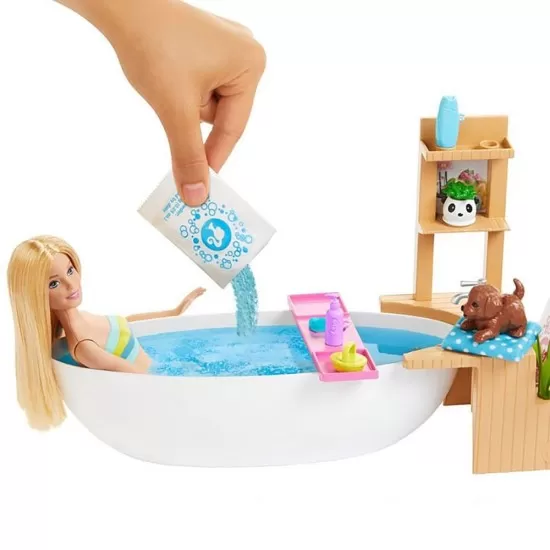 Set Barbie Wellness and Fitness papusa cu cada