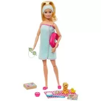 Set papusa Barbie cu figurina si accesorii spa