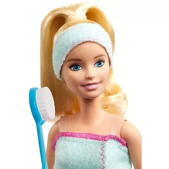 Set papusa Barbie cu figurina si accesorii spa Set papusa Barbie cu figurina si accesorii spa