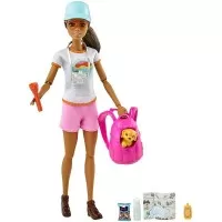 Set Barbie Wellness and Fitness papusa cu figurina si accesorii GRN66