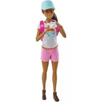 Set Barbie Wellness and Fitness papusa cu figurina si accesorii GRN66