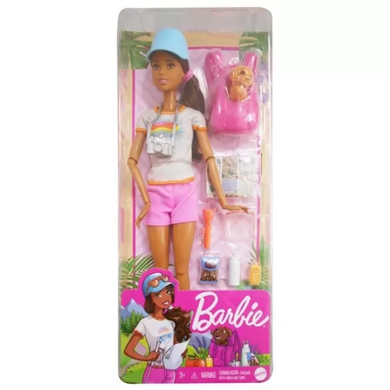 Set Barbie Wellness and Fitness papusa cu figurina si accesorii GRN66 Set Barbie Wellness and Fitness papusa cu figurina si accesorii GRN66