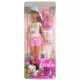 Set Barbie Wellness and Fitness papusa cu figurina si accesorii GRN66 Set Barbie Wellness and Fitness papusa cu figurina si accesorii GRN66
