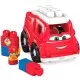 Set constructie Fisher Price Mega Blocks Masina de pompieri cu 6 piese Set constructie Fisher Price Mega Blocks Masina de pompieri cu 6 piese