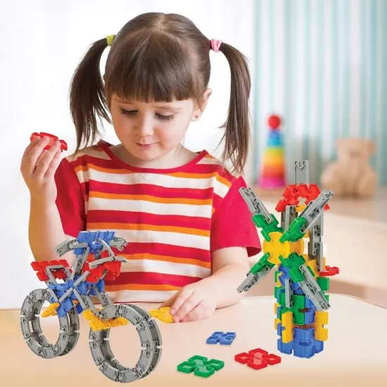 Set constructie Pilsan Building Blocks 320 piese in cutie Set constructie Pilsan Building Blocks 320 piese in cutie
