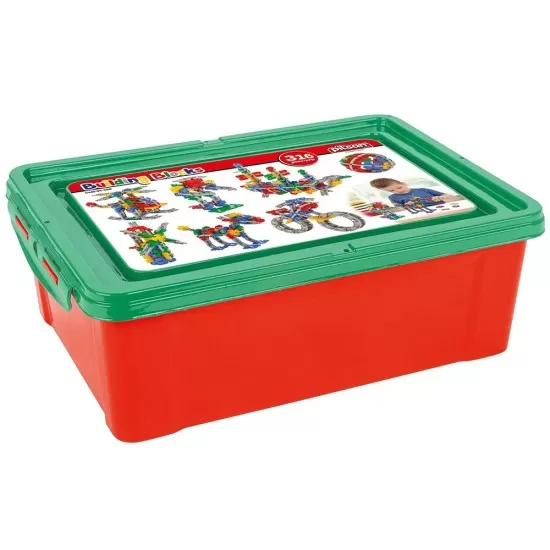 Set constructie Pilsan Building Blocks 320 piese in cutie Set constructie Pilsan Building Blocks 320 piese in cutie