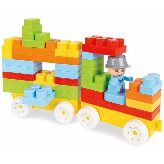 Set constructie cuburi Pilsan Master Blocks 194 piese